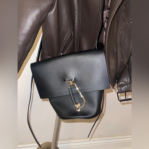 Zac Posen Medium Belay Bucket Smooth Italian Leather Shoulder/Crossbody Bag - Picture 6 of 10